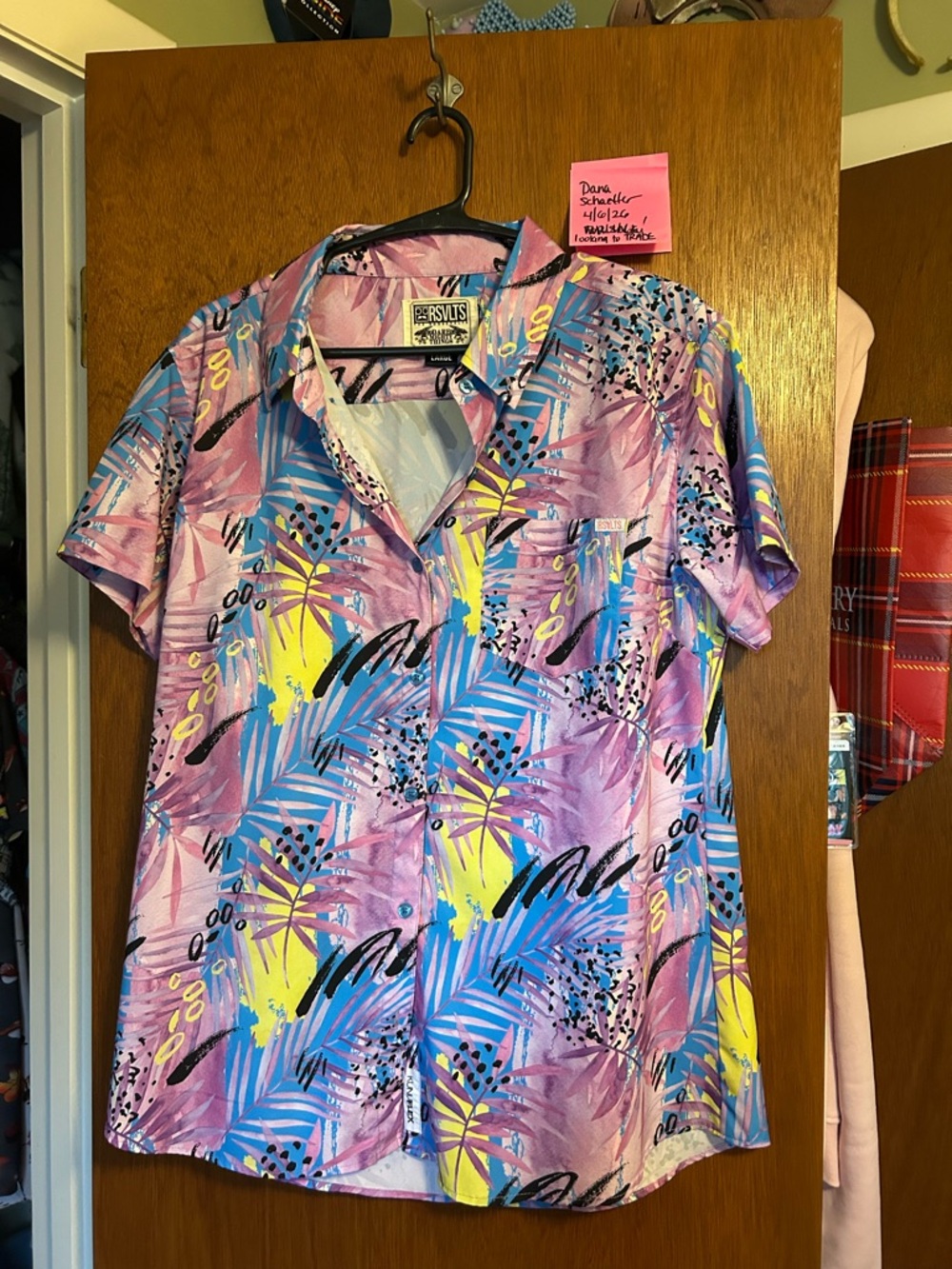 RSVLTS purple Lacroix women’s large shirt